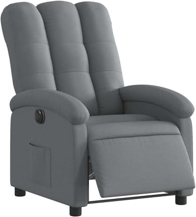 Elektrische Fauteuil - Relaxfauteuil Leunstoel - Ontspannen Thuis - Elektrisch Verstelbaar - 70x93x101cm - Donkergrijs