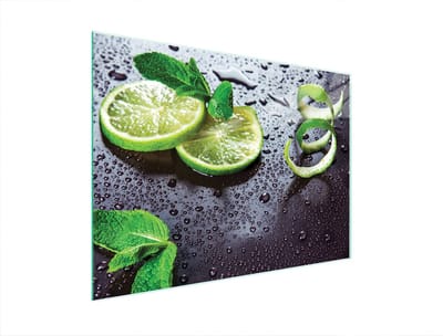 TMK ArtDeko - Snijplank - 40x30 cm - Geharde Glas - Antislip Siliconen