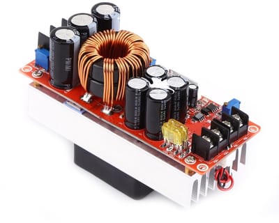 Allecto - DC Boost Converter - Step Up Converter - 1500W 30A - Instelbare Uitgang - Verhoogt Spanning - Voor Diverse Toepassingen - Compact Model