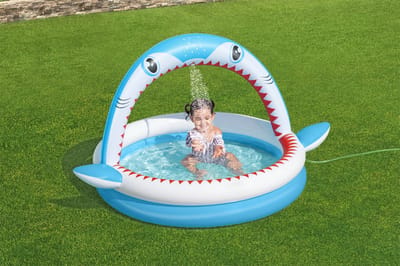 Opblaasbaar zwembad met sproeier 163 x 127 x 92 cm Bestway 53157