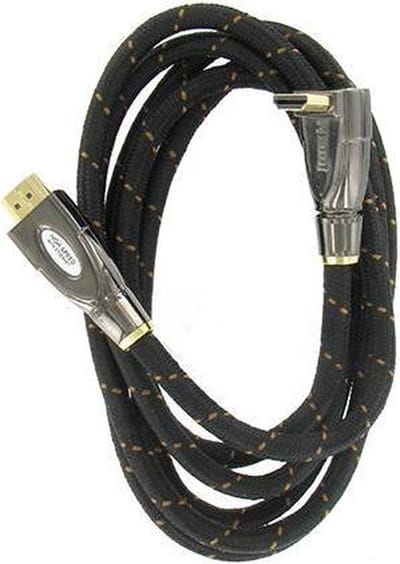 Kopp HDMI kabel 1x rechts en 1x haakse stekker 2 m