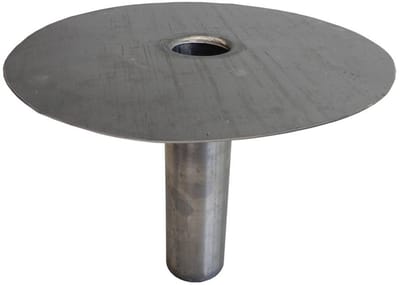 Onderuitloop lood 80mm lengte 300mm