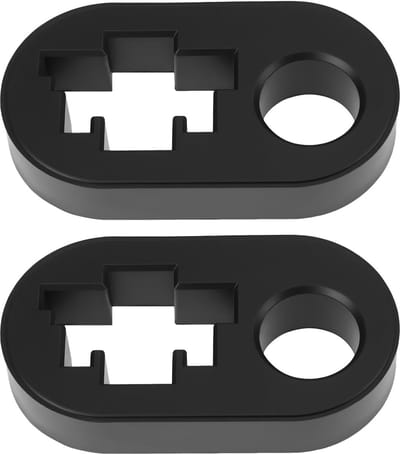 Dailygoods- Jack Handvat - 2 Stuks - Antislip Klemmen - Compatibel met 36/42/48/60 Type Hoge Lift Boerderij Jacks - Duurzaam - Vergrendelt Handvat Veilig - Krik