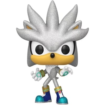 Sonic The Hedgehog POP! Games Vinyl Figure Silver The Hedgehog (FL) 9 cm