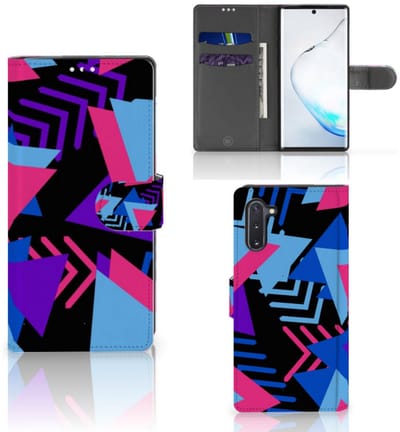 Samsung Galaxy Note 10 Book Case Funky Triangle