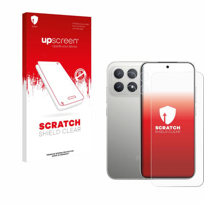 upscreen - Screenprotector voor Xiaomi Poco F8 Pro (Voor+Camera) - Folie Beschermfolie transparant