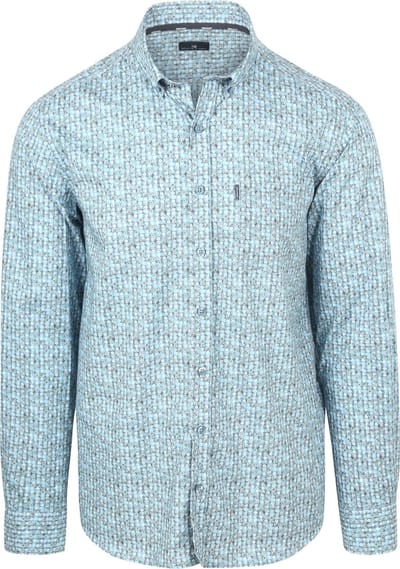 State Of Art Overhemd Poplin Dandelion Blauw - Maat XXL - Heren - Overhemden Casual