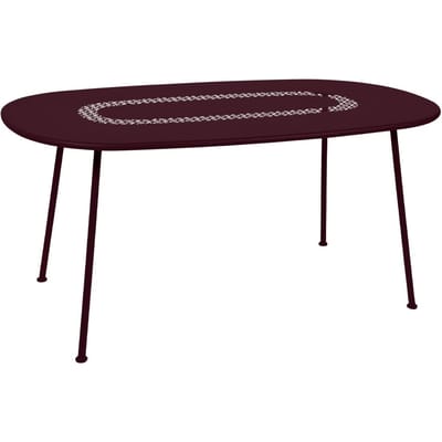 Fermob Lorette Tafel ovaal - B9 zwarte kers