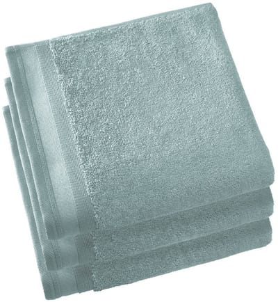 De Witte Lietaer Handdoek Contessa Oxyde - Set 3 stuks - 50 x 100 cm - Blauw - Katoen
