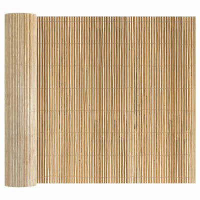 vidaXL Bamboehek Naturel 400 x 150 cm Bamboe
