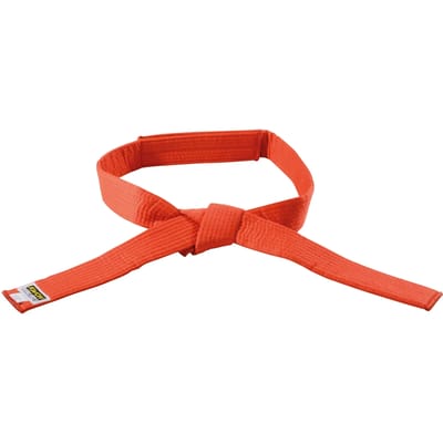 Oranje klittenband riem budō kind Kwon