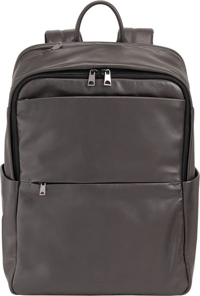 DuDu Sydney Dagrugzak Leer 42 cm Laptop compartiment - 39cm (15,4 duim) - anthracite