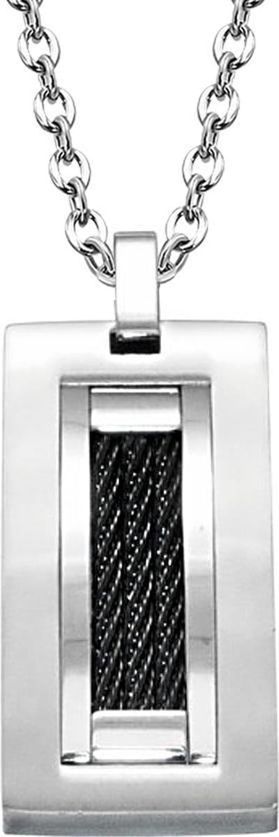 Amanto Ketting Bahez - 316L Staal - 18x35mm - 60cm