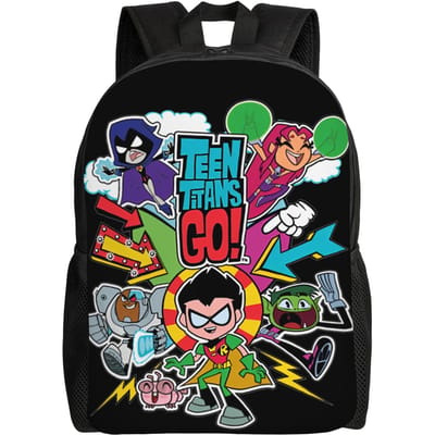 Teen Titans Go Raven's Emoticlones Rugzak voor Mannen Vrouwen Casual Student Zakelijke Dagrugzak College Schoudertas Outdoor blue