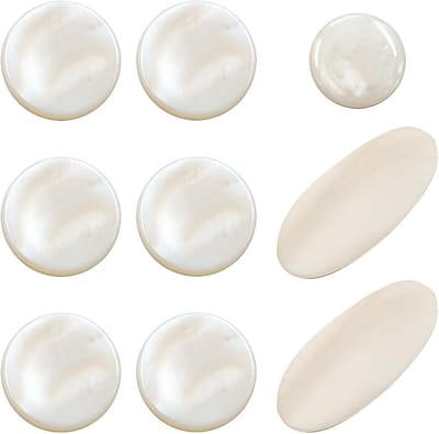 Saxophone Toets Inleg van Kunststof en Mica - Geschikt voor Alt en Tenor Saxofoon - Set van Negen Accessoires voor Muzikanten