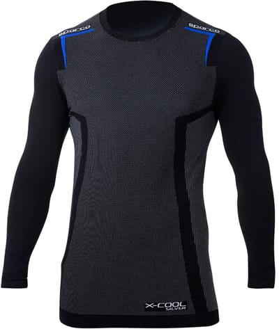 Sparco Ondershirt K-Carbon Longsleeve - Zwart — XXS