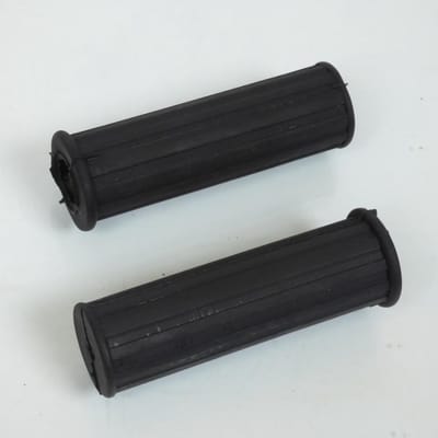 Paar zwarte handgrepen type clb ø22/24 mm 110 mm voor Peugeot 103 bromfiets, nieuw
