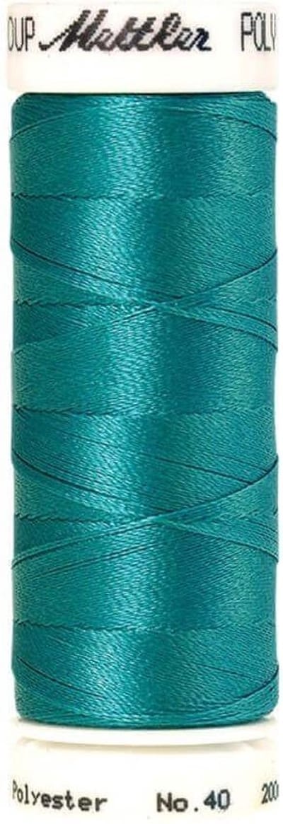 AMANN POLYSHEEN NAAI-BORDUURGAREN, COL-4610 GROEN, 200M, PER STUK.
