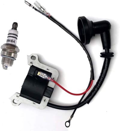Ontstekingsset Grasmaaier - Bobine Bougie - Motoronderhoud Tuin - Directe Vervanging - 14mm Draad