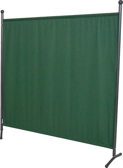 Ruimteverdeler Scherm - Inkijkbescherming Tuin - Balkon Wind Schaduw - Hoogtecompensatie Buizen - 178 x 178 cm - Donkergroen