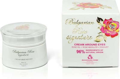 Cream around eyes Signature | 30 ml | Anti-aging oogcrème met Bulgaarse yoghurt, squalane en 100% natuurlijke Bulgaarse rozenolie en rozenwater