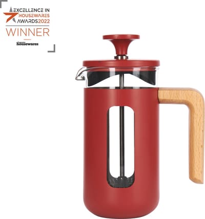 La Cafetière Cafetiere Pisa RVS / Rood - 350 ml / 2 kops