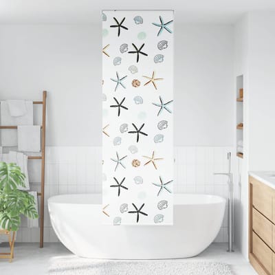 vidaXL - Doucherolgordijn - 70x240 - cm - stofbreedte - 66 - cm