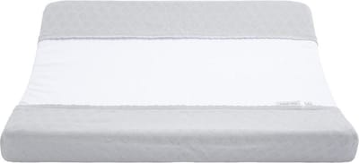 Baby's Only Gebreide baby aankleedkussenhoes - Waskussenhoes - Overtrek verzorgingskussen Reef - Dusty Grey - 45x70 cm - 100% ecologisch katoen