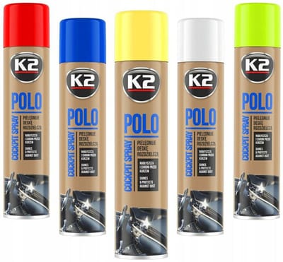K2 Polo Cockpit Serie - Cockpitspray - Vrouwelijke Geur - Antistatisch - UV Bescherming