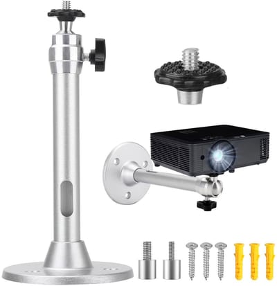 Beamer Statief - 3,9/5,9/6,35 mm - Beamer beugel - Beamerbeugel Muur - Beamer Statief - Beamer Standaard - Projector Beugel - Beamer Wandbeugel - Beamersteun - Plafondbeugel voor Beamer - 360 grade Verstelbaar - 2KG Draagkracht