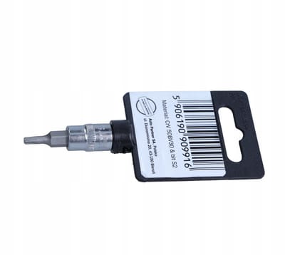 ROOKS Torx-5 Veilige inbussleutel 1/4" TS15 CrV50Bv30/S2