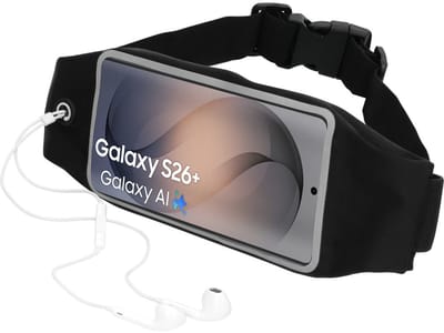 Mobiparts Comfort Fit Sport Belt geschikt voor Samsung Galaxy S26 Plus - Zwart