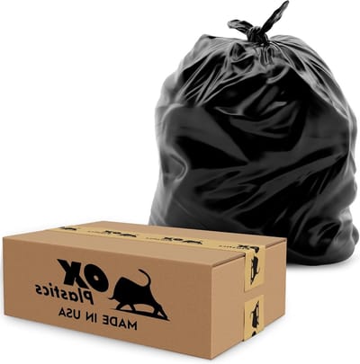 Keuken Vuilniszakken - Prullenbak Voeringen - Huishoudelijk Afval - Sterk Scheurbestendig - 13 Gallon 200 Stuks - Zwart