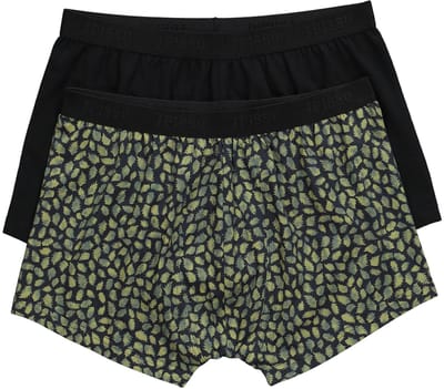 JP 1880 - Heren - Heupbroekjes FLEXNAMIC® OEKO-TEX set van 2 onderbroek - Zwart - Maat XXL