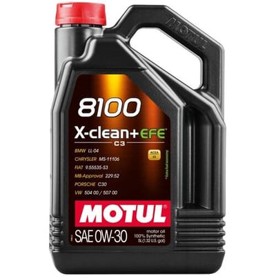 Motorolie MOTUL 111678 8100 XCLEAN+ EFE 0W30 5L