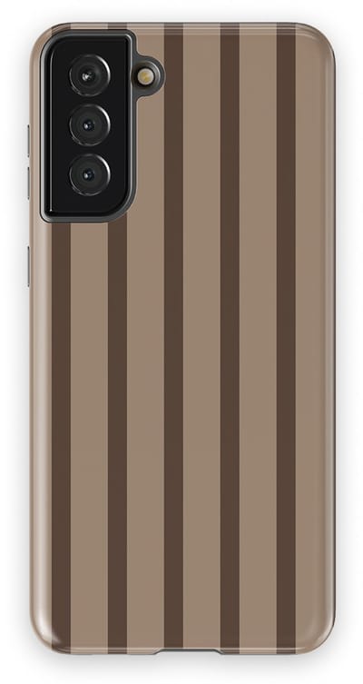 DripCase Gestreept Hoesje Samsung Galaxy S21 Plus | Backcover met Mag | Stripes Motief | Trendy Case Samsung Galaxy S21 Plus met Strepen Truffle Touch