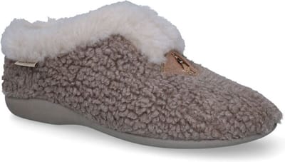 Hush Puppies -Dames -  taupe donker - pantoffels - maat 37