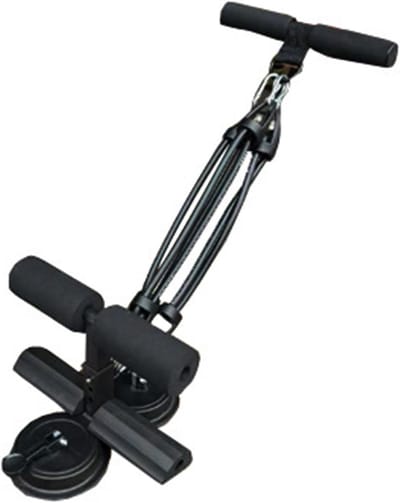 Sit-ups Voethouder - Fitness Hulp - Core Training - Vacuüm Grip - 27 x 14.5 cm - Zwart