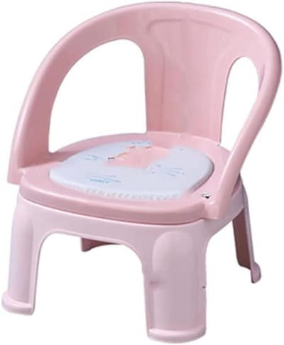 Voetenbank Rugleuning Kruk - Zitje Kind - Ontspannen Zitten - Antislip Basis - 375x30x315cm - Roze