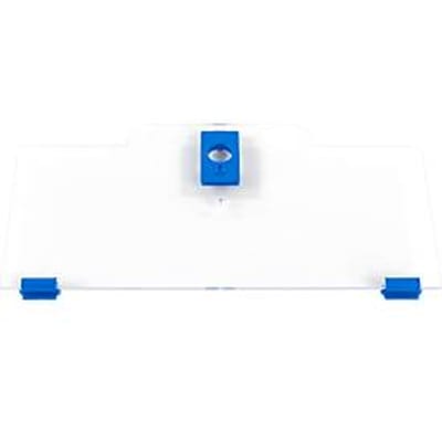 Schäfer Shop Pure Cover laag voor Eurobox-serie Economy 600 x 400 met open voorkant, kunststof, blauw