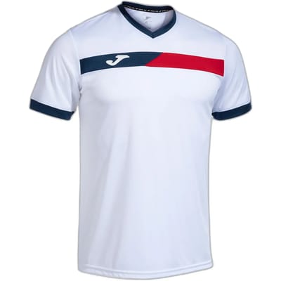 Joma Court T-shirt Met Korte Mouwen Wit 2XL Man