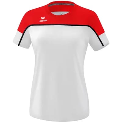 Erima Change T-Shirt Dames - Zwart / Rood / Wit | Maat: 34