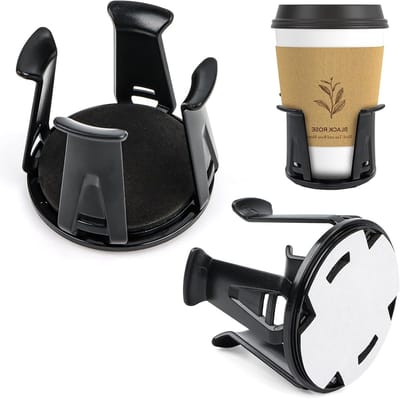 Universele Zelfklevende Multifunctionele Auto Drinkhouder - Set van 2 voor Koffie, Frisdrank en Flessen