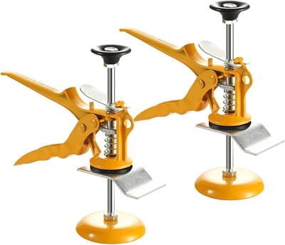 Tegel Lifter - Hefmechanisme Tegels - Tegels Plaatsen - Verstelbaar - 2 stuks - Zilver