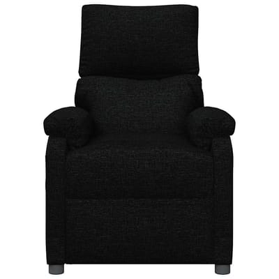 vidaXL - Massagestoel - stof - zwart