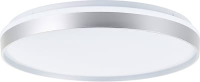 Brilliant Britt - Plafondlamp - Ø 48cm - LED 36W - CCT - Dimbaar - Zilver/Wit