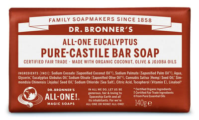Dr. Bronner’s Dr. Bronner&rsquo;s Magic Bar Soap Eucalyptus 140 g