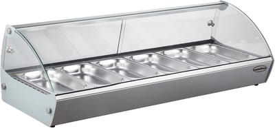 Professionele Warmhoudvitrine | 6x 1/3 Gn | Combisteel | 7487.0140 | Horeca