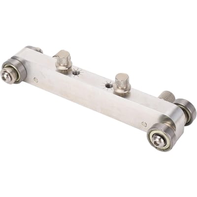 Gitaar Topkam en Zadel Schuurmachine Fijnafstemming Schroef Aluminiumlegering Roestvrij Staal Brug Zadel Topkam white