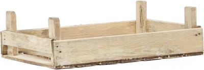 Fruitkist laag model "old look", groot / Opbergkist / Decoratiekist / Cadeau kist / Krat / Houten kist
